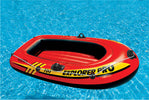 CANOTTO-GONFIABILE-'EXPLORER-PRO'-Pro-200-cm-196-x-102-x-33-+-remi-Intex