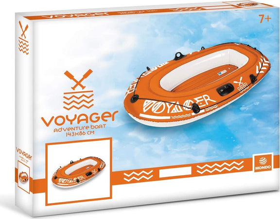 Canotto Gonfiabile Gommone 143x86cm Voyager Boat 1 Posto Mare Fiume Arancione Canotti e Gonfiabili Trade Shop italia - Napoli, Commerciovirtuoso.it