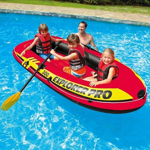 Canotto Gonfiabile Gommone Con Remi E Gonfiatore 244x117x36cm Mare Fiume Giochi e giocattoli/Sport e giochi all'aperto/Giochi aquatici e piscine per bambini/Canotti e gonfiabili galleggianti Trade Shop italia - Napoli, Commerciovirtuoso.it