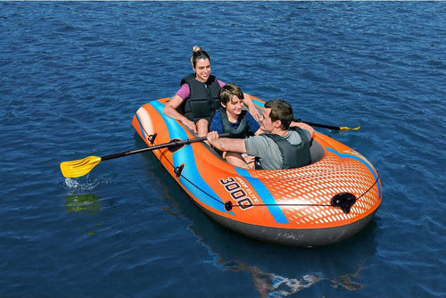 Canotto Gonfiabile Kondor Elite 3000 246x122x45cm Con Remi Pompa Fiume Lago 61145 Giochi e giocattoli/Sport e giochi all'aperto/Giochi aquatici e piscine per bambini/Canotti e gonfiabili galleggianti Trade Shop italia - Napoli, Commerciovirtuoso.it