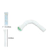 Canotto Tubo Scarico Flessibile Estensibile Con Testa Plastica 1 1/2 40mm 59953