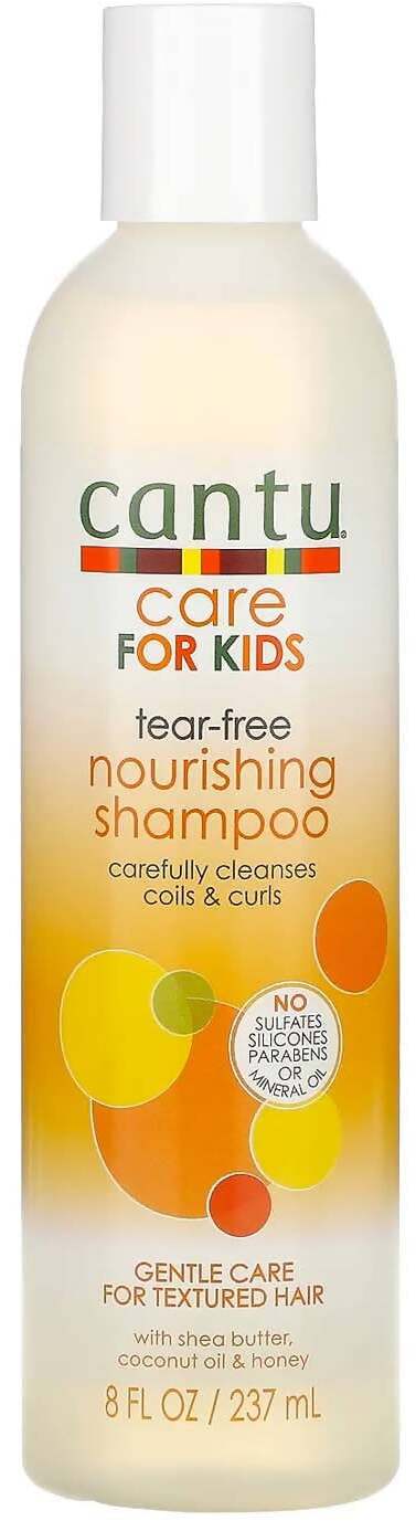 Cantu Care for Kids Tear-Free Nourishing Shampoo 237ml Shampoo Delicato per I Capelli Dei Bambini Burro Di Karitè, Olio Di Cocco E Miele