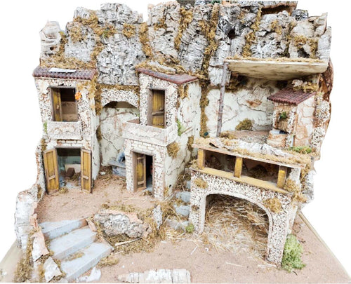 Capanna grotta con fontana e luci vuota in legno per presepe natalizio in legno e sughero Casa e cucina/Decorazioni per interni/Addobbi e decorazioni per ricorrenze/Decorazioni natalizie/Presepi/Statuine e fondali per il presepe MagiediNatale.it - Altamura, Commerciovirtuoso.it