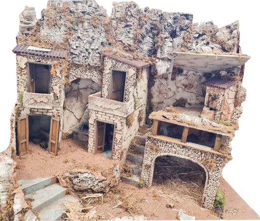 Capanna grotta con fontana e luci vuota in legno per presepe natalizio in legno e sughero Casa e cucina/Decorazioni per interni/Addobbi e decorazioni per ricorrenze/Decorazioni natalizie/Presepi/Statuine e fondali per il presepe MagiediNatale.it - Altamura, Commerciovirtuoso.it