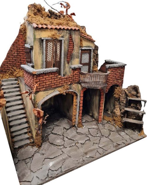 Capanna grotta vuota in legno presepe Paesaggio con grotta, scale e terrazzino per natività e presepe natalizio Casa e cucina/Decorazioni per interni/Addobbi e decorazioni per ricorrenze/Decorazioni natalizie/Presepi/Statuine e fondali per il presepe MagiediNatale.it - Altamura, Commerciovirtuoso.it