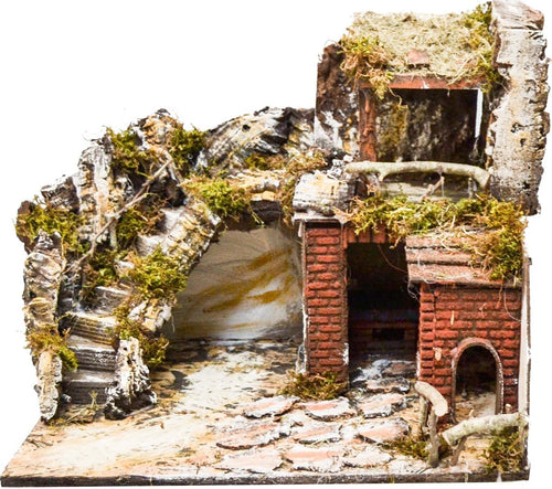 Capanna grotta vuota in legno presepe rustico con cucina e luci per natività presepe natalizio Casa e cucina/Decorazioni per interni/Addobbi e decorazioni per ricorrenze/Decorazioni natalizie/Presepi/Statuine e fondali per il presepe MagiediNatale.it - Altamura, Commerciovirtuoso.it