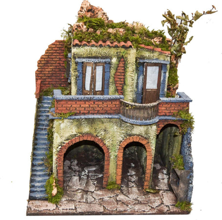 Capanna grotta vuota in legno presepe stile 700 con scaffale con luci per natività presepe natalizio Casa e cucina/Decorazioni per interni/Addobbi e decorazioni per ricorrenze/Decorazioni natalizie/Presepi/Statuine e fondali per il presepe MagiediNatale.it - Altamura, Commerciovirtuoso.it