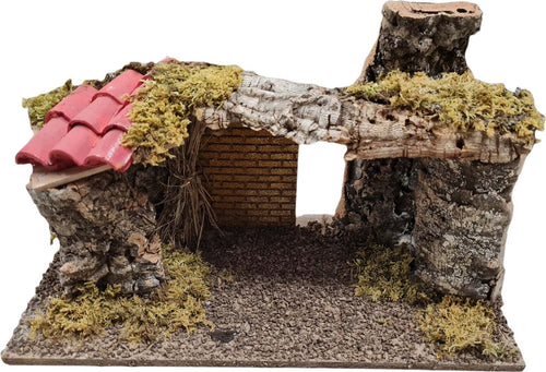 Capanna per presepe vuota in sughero e legno Grotta per natività h 24 cm Casa e cucina/Decorazioni per interni/Addobbi e decorazioni per ricorrenze/Decorazioni natalizie/Presepi/Statuine e fondali per il presepe MagiediNatale.it - Altamura, Commerciovirtuoso.it