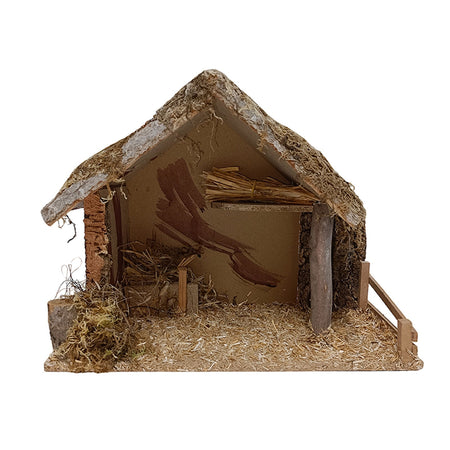 Capanna decorativa natalizia vuota termoretraibile per presepe