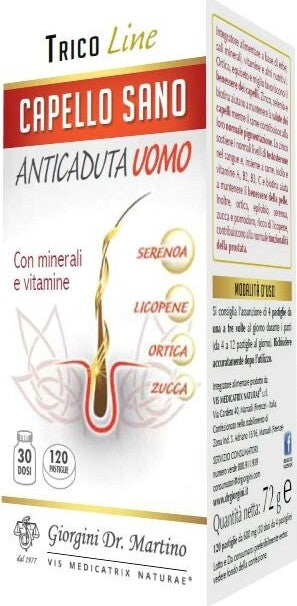 CAPELLO-SANO-ANTICADUTA-UOMO-integratore-alimentare-120-pastiglie-Dr.-Giorgini