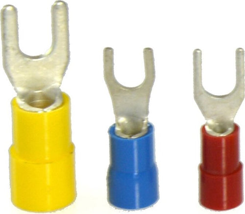 Capocorda parzialmente preisolato, serie a forcella per collegamento cavi elettrici Fai da te/Materiale elettrico/Capicorda La Zappa - Altamura, Commerciovirtuoso.it