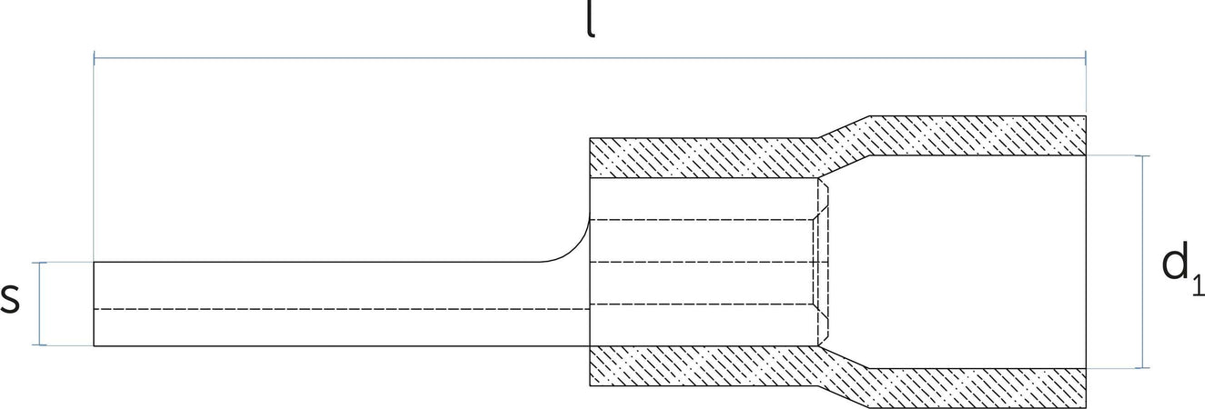 Capocorda parzialmente preisolato, terminale a spina per collegamento cavi elettrici Fai da te/Materiale elettrico/Cablaggio di superficie/Morsettiere La Zappa - Altamura, Commerciovirtuoso.it