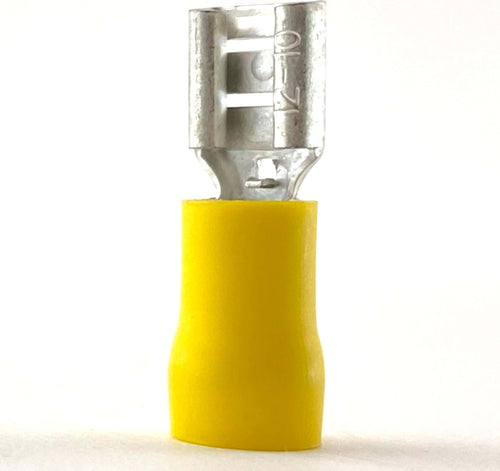 Capocorda-preisolato-giallo-6,3X,8-Femmina-C-02/P-Aleyay