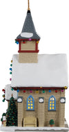 Cappella di San Bernardo per villaggio di Natale in porcellana con animazioni e luci Casa e cucina/Decorazioni per interni/Addobbi e decorazioni per ricorrenze/Decorazioni natalizie/Oggettistica MagiediNatale.it - Altamura, Commerciovirtuoso.it