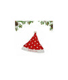 Cappellino Cappello Di Babbo Natale Per Bambini Con Stelline Addobbi Natalizi