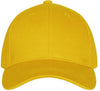 Cappellino Classic Giallo Cappellino con Visera 6 Pannelli Chiusura con Velcro Peso Medio