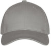 Cappellino Classic Grigio Argento Cappellino con Visera 6 Pannelli Chiusura con Velcro Peso Medio