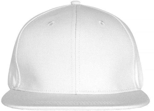 Cappellino Street Bianco Cappellino Visiera Piatta 6 Pannelli