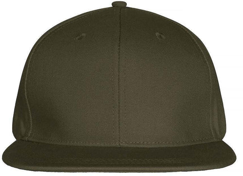 Cappellino Street Verde Militare Cappellino Visiera Piatta 6 Pannelli