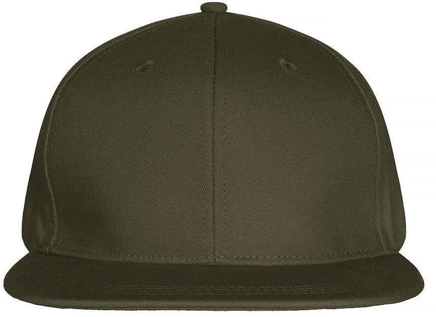 Cappellino Street Verde Militare Cappellino Visiera Piatta 6 Pannelli