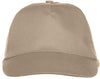Cappellino Texas Beige Cappellino 5 Pannelli Chiusura Velcro