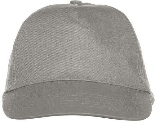 Cappellino Texas Grigio Cappellino 5 Pannelli Chiusura Velcro