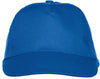 Cappellino Texas Royal Azzurro Cappellino 5 Pannelli Chiusura Velcro