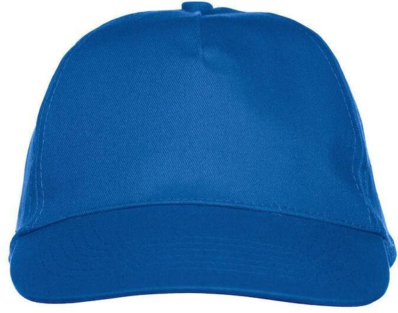 Cappellino Texas Royal Azzurro Cappellino 5 Pannelli Chiusura Velcro