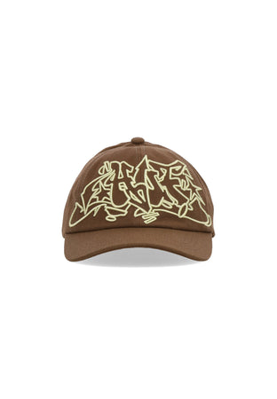HUF Cappellino Visiera Curva Unisex Outlines Snapback Hat Brown da uomo