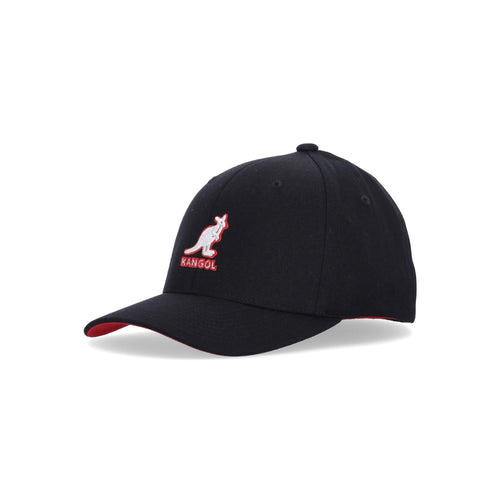 KANGOL Cappellino Visiera Curva Uomo 3d Wool Flexfit Black da uomo