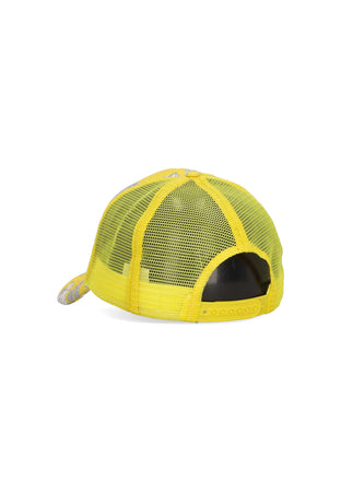 BILLIONAIRE BOYS CLUB Cappellino Visiera Curva Uomo Diamonds & Dollars Trucker Cap Yellow da uomo