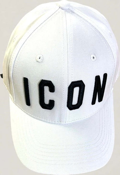 Cappello-basic-bianco-con-logo-ricamato-nero