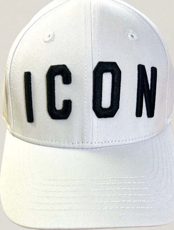 Cappello-basic-bianco-con-logo-ricamato-nero