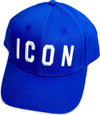 Cappello-Basic-Blu-Con-Logo-Ricamato-Bianco