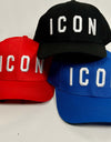 Cappello-Basic-Blu-Con-Logo-Ricamato-Bianco