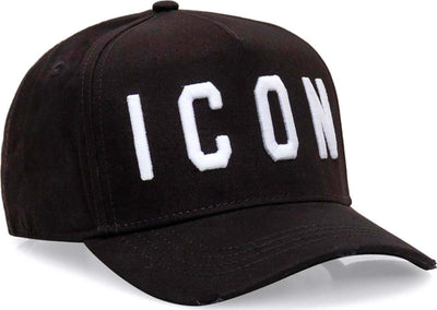 Cappello-Basic-Nero-Con-Logo-Ricamato-Bianco