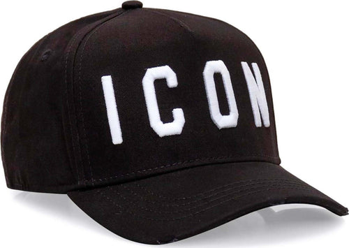 Cappello-Basic-Nero-Con-Logo-Ricamato-Bianco