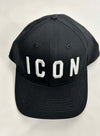 Cappello-Basic-Nero-Con-Logo-Ricamato-Bianco