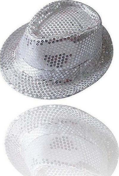 Cappello Borsalino Paillettes Argento Spettacolo Teatro Paillette Uomo Donna Casa e cucina/Hobby creativi/Materiali per hobby creativi/Forniture per feste/Articoli per feste e compleanni per adulti/Cappellini maschere e accessori/Cappelli Trade Shop italia - Napoli, Commerciovirtuoso.it