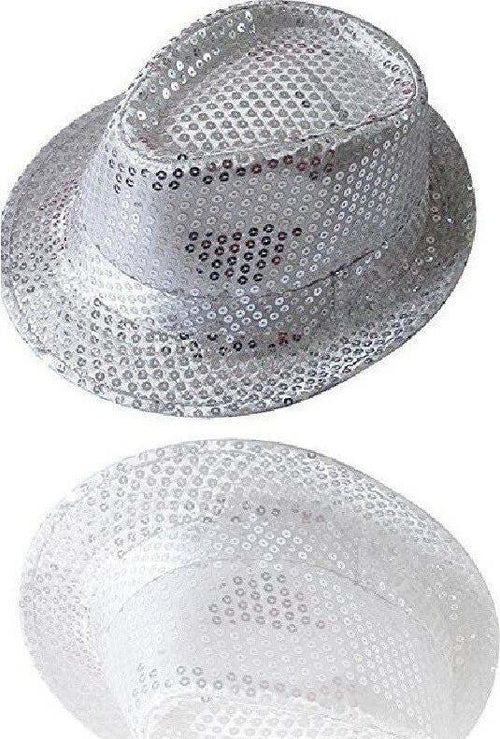 Cappello Borsalino Paillettes Argento Spettacolo Teatro Paillette Uomo Donna Casa e cucina/Hobby creativi/Materiali per hobby creativi/Forniture per feste/Articoli per feste e compleanni per adulti/Cappellini maschere e accessori/Cappelli Trade Shop italia - Napoli, Commerciovirtuoso.it