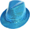 Cappello Borsalino Paillettes Azzurro Spettacolo Teatro Paillette Uomo Donna Casa e cucina/Hobby creativi/Materiali per hobby creativi/Forniture per feste/Articoli per feste e compleanni per adulti/Cappellini maschere e accessori/Cappelli Trade Shop italia - Napoli, Commerciovirtuoso.it