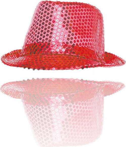 CAPPELLO BORSALINO PAILLETTES ROSSO SPETTACOLO TEATRO PAILLETTE UOMO DONNA Casa e cucina/Hobby creativi/Materiali per hobby creativi/Forniture per feste/Articoli per feste e compleanni per adulti/Cappellini maschere e accessori/Cappelli Trade Shop italia - Napoli, Commerciovirtuoso.it