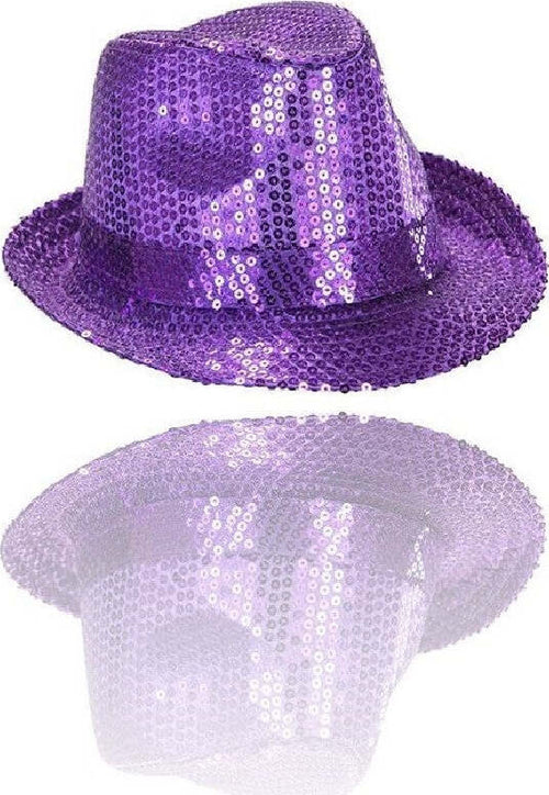 CAPPELLO BORSALINO PAILLETTES VIOLA SPETTACOLO TEATRO PAILLETTE UOMO DONNA Casa e cucina/Hobby creativi/Materiali per hobby creativi/Forniture per feste/Articoli per feste e compleanni per adulti/Cappellini maschere e accessori/Cappelli Trade Shop italia - Napoli, Commerciovirtuoso.it