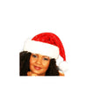 Cappello Cappellino Babbo Natale Glitterato Rosso Abbigliamento Natalizio