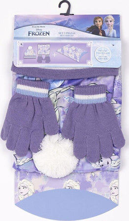 Cappello con Scaldacollo e guantini Frozen colore lilla veste da 3 a 7 Anni Moda/Bambine e ragazze/Accessori/Coordinati invernali Store Kitty Fashion - Roma, Commerciovirtuoso.it