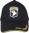 Cappello Unisex Frontino Airborne Nero Stemma Aquila in Cotone Con Visiera Moda/Uomo/Accessori/Cappelli e cappellini/Cappellini da baseball Il Distintivo - Pesaro, Commerciovirtuoso.it