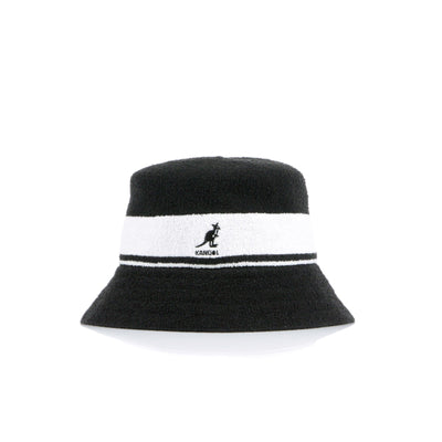 KANGOL Cappello Da Pescatore Uomo Bermuda Stripe Bucket Black/white da uomo