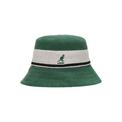 KANGOL Cappello Da Pescatore Uomo Bermuda Stripe Bucket Turf Green da uomo