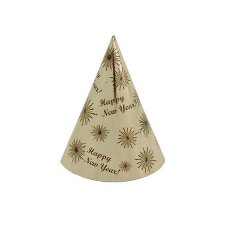Cappelli "Happy New Year" per party e festività 4 pezzi