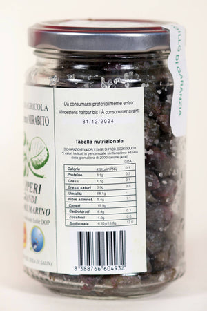 Capperi Grandi Dop Sottosale Di Salina 3 vasetti di Vetro Da 200g cadauno Azienda Agricola Dott. Lorenzo Mirabito